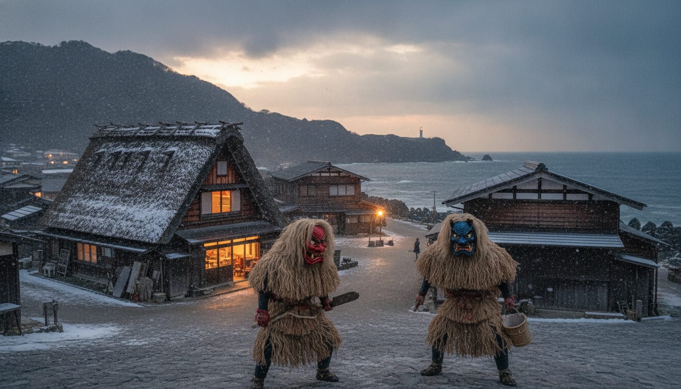 なまはげの真髄に触れる旅:男鹿半島の伝統と地域活性化ガイド